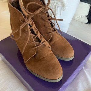 Madden Girl Domain Wedge Lace Up Ankle Booties